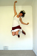 Image of person jumping
