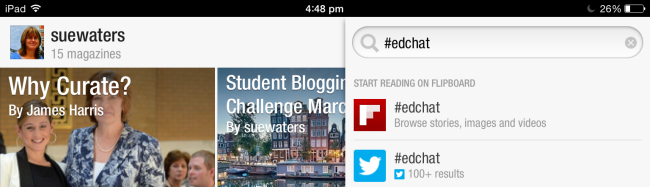 Edchat search