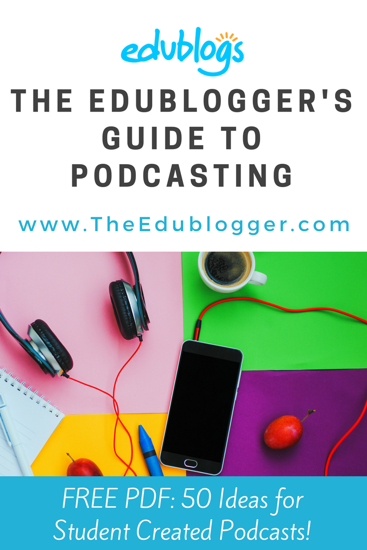 This guide helps teachers and students learn how to consume and create their own podcasts. We've also included a PDF with 50 ideas for student created podcasts. 