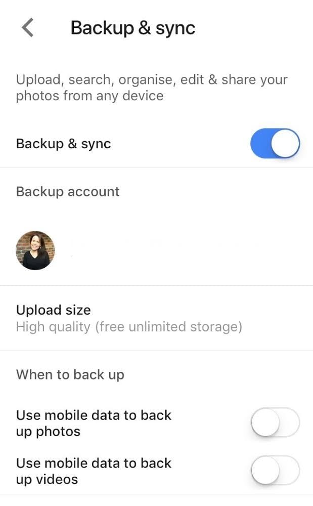 How to turn on backup & sync Google Photos The Edublogger