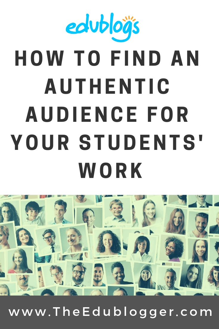 There are so many benefits of having an authentic audience! This post explores six different options for helping your students find an audience for their blog posts or online work. The Edublogger