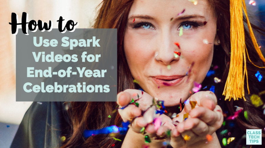Adobe Spark for end of year celebrations (graphic)